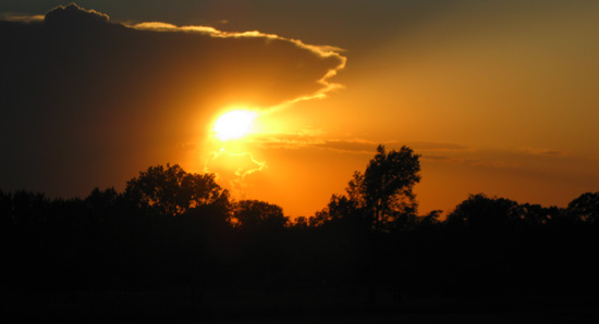 Sunset in Kansas