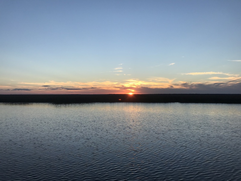 Sunset off of Plum Orchard in the Cumberland Island National Seashore