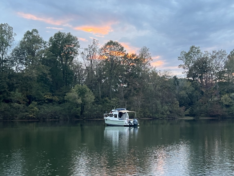 Sunset over Mystery Girl at Turkey Creek Island