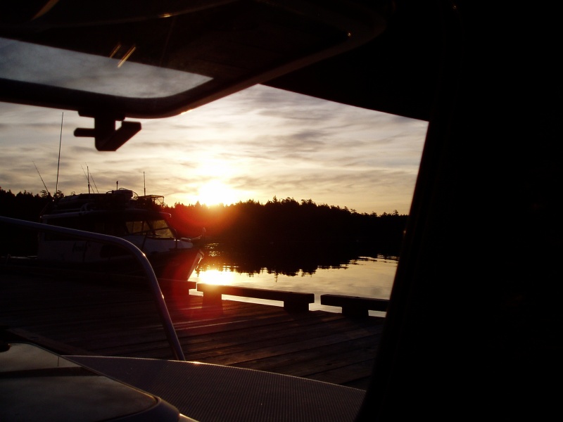 Sunset, Prevost Harbor