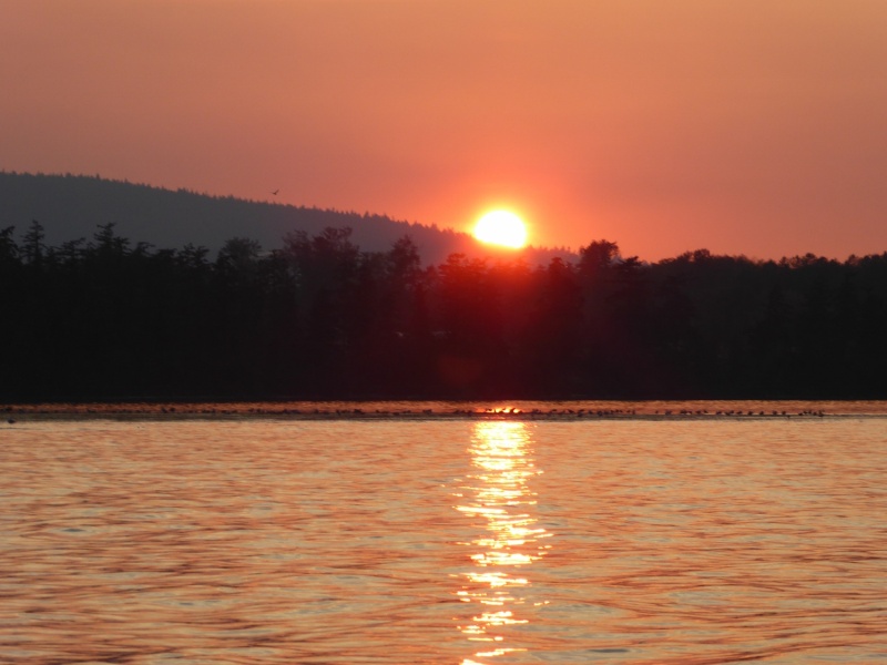 Sunset Saturday night, Sept 16th