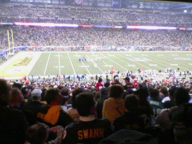 Super Bowl XL Ford Field Detroit
I was a seahawk fan for the week.