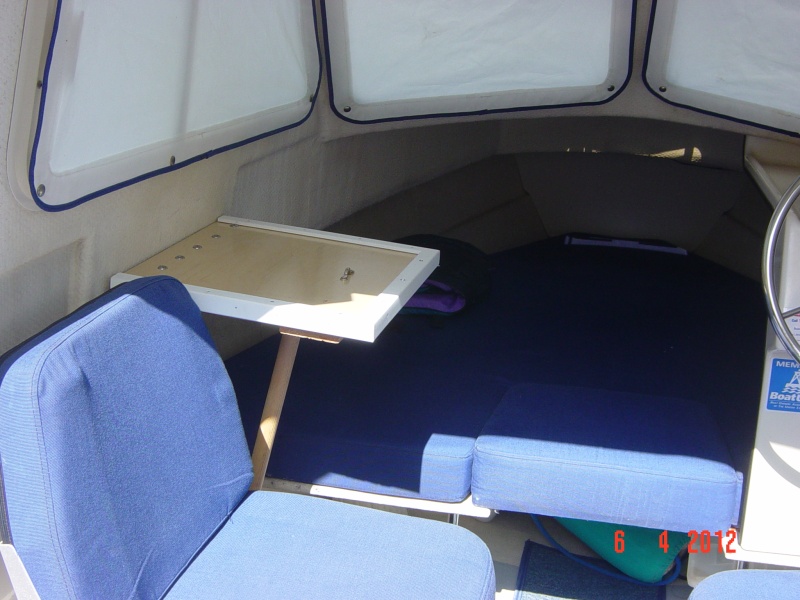 table for boat camping