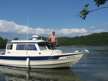 Tarzan on a boat