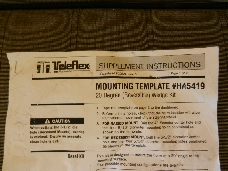 Teleflex wedge part number/model