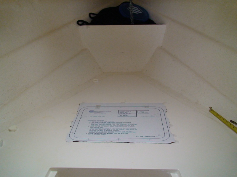 Template for forward hatch