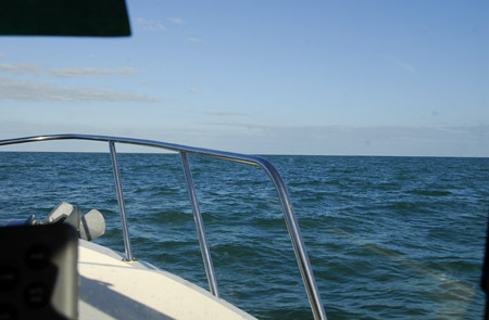 The beautiful blue of the Gulf