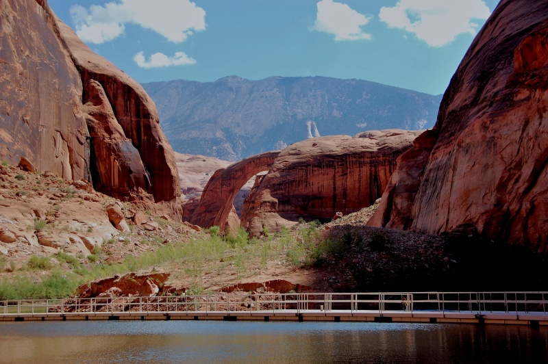 The bridge comes into view.