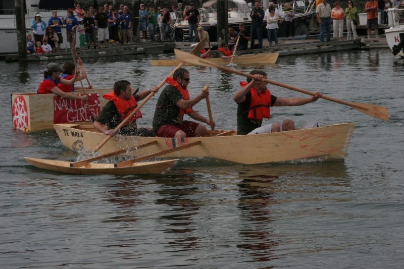The "Build it in One Day and then race it race"  Anacortes WaterFest