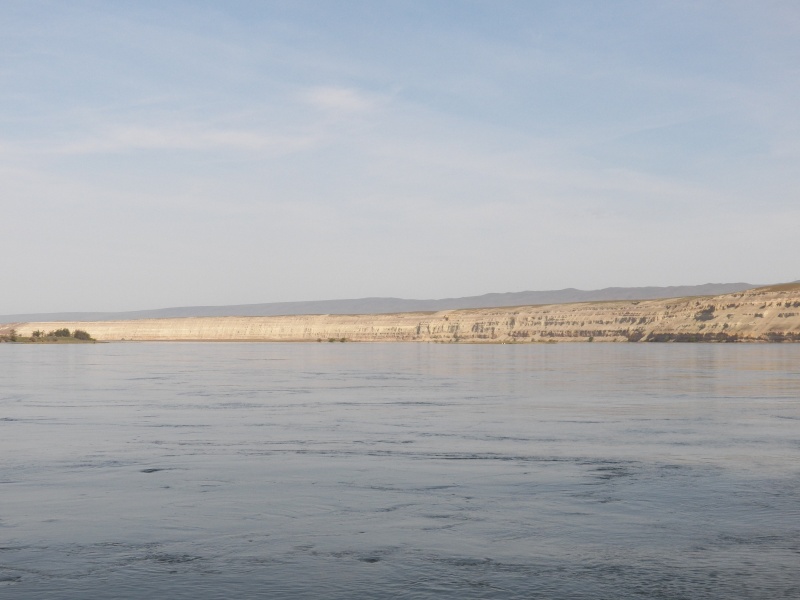 The cliffs go on for several miles.