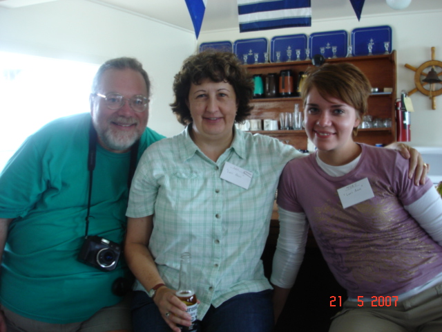 The crew of the LORI ANN
  Warren, Lori & Tory