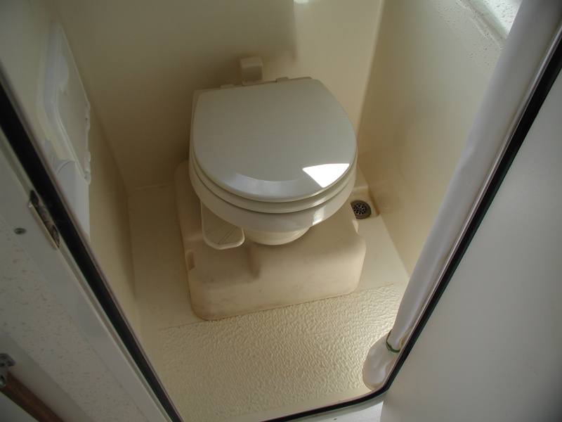 The familiar SeaLand "Traveler" toilet.