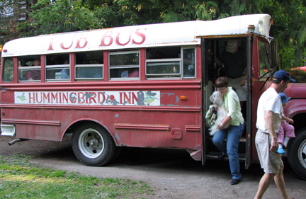 The Hippie Bus to Hummingbird Pub