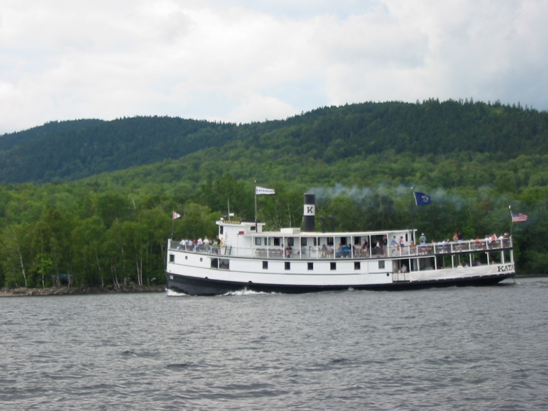 The Katahdin has been steaming on Moosehead since the 1930s.