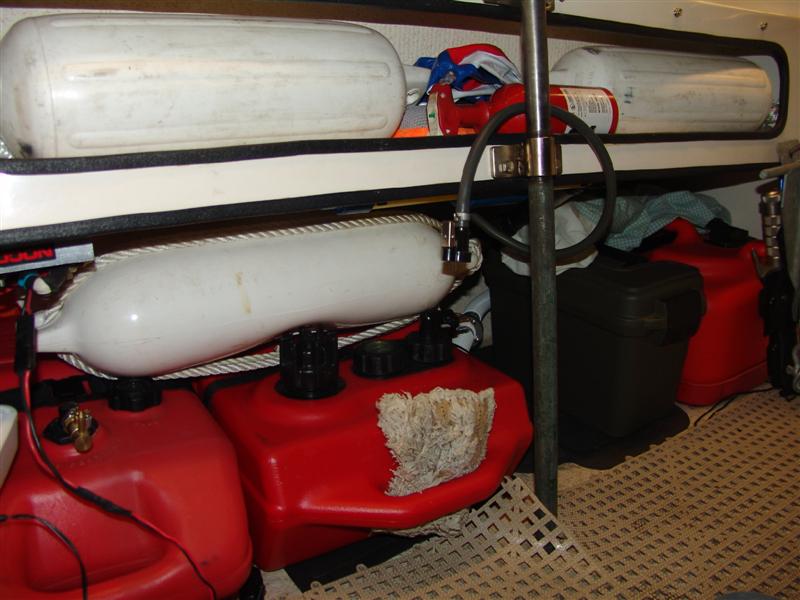 The lower pole adds support to prevent the upper fiberglass from tearing.