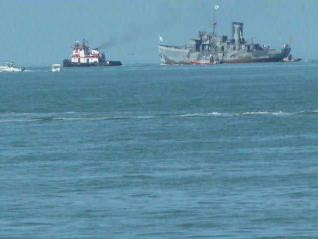 The Mohawk intering the Gulf of Mexico from Matanzas Pass-2