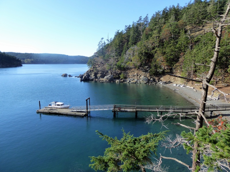The others have left and now the only boat on the island.