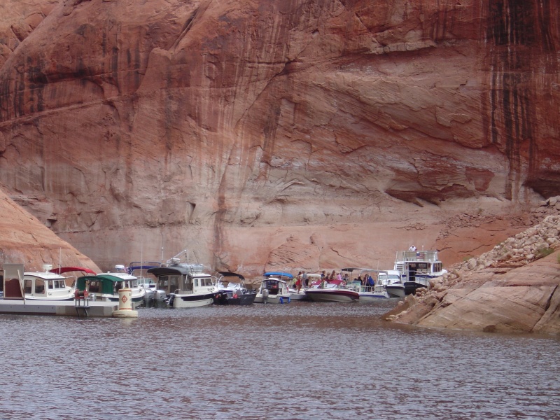 the "parking lot" at Rainbow Bridge
