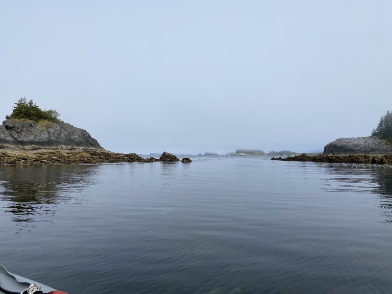 The pinnacle rock JoLee & I passed by between it & shore in 2012