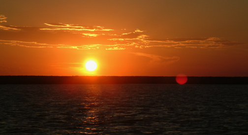 The reason for a sunset cruise