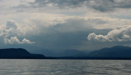 The weather going down