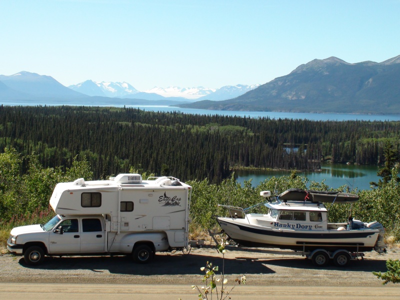 The white in the center background is the Llewellyn Glacier.  Tried my best to reach it via Mokai