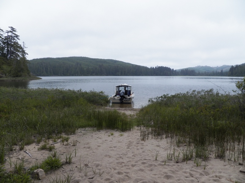 There were a few little beaches.
