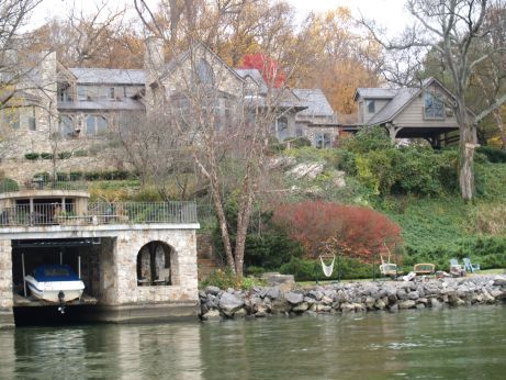 There were very few boats on lake, but we did still draw attention in our C-Dory 25.