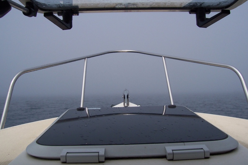 Thick Fog this morning 6-1-07. 22 mile run in this stuff to Grand Portage MN