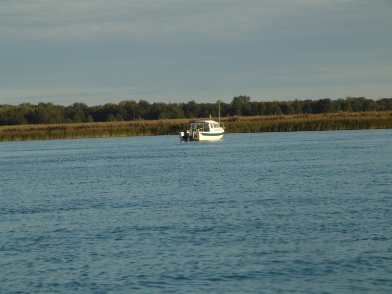 This is the Mystic. It has a dock along the North Channel of the St. Clair River.