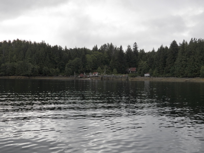 This is the remains of "Old Bella Bella" before the city moved across the channel.