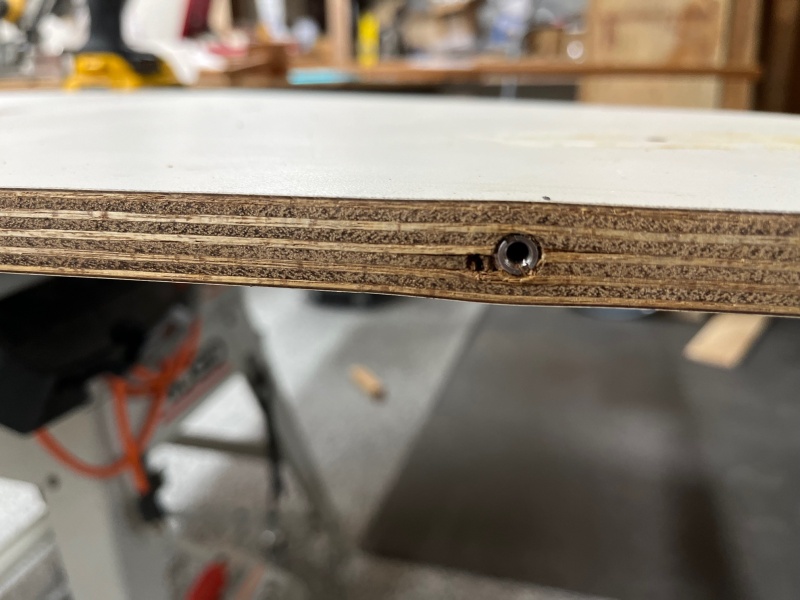 Threaded inserts for heavy dash panel