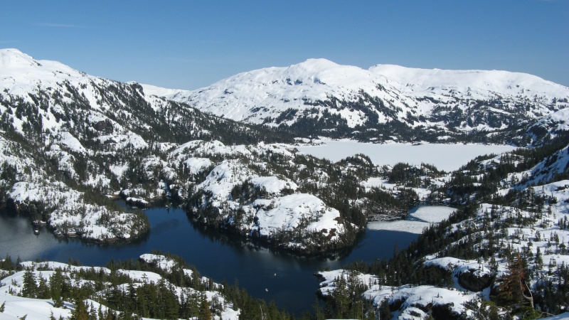 Three Fingers Bay and Shrode Lake