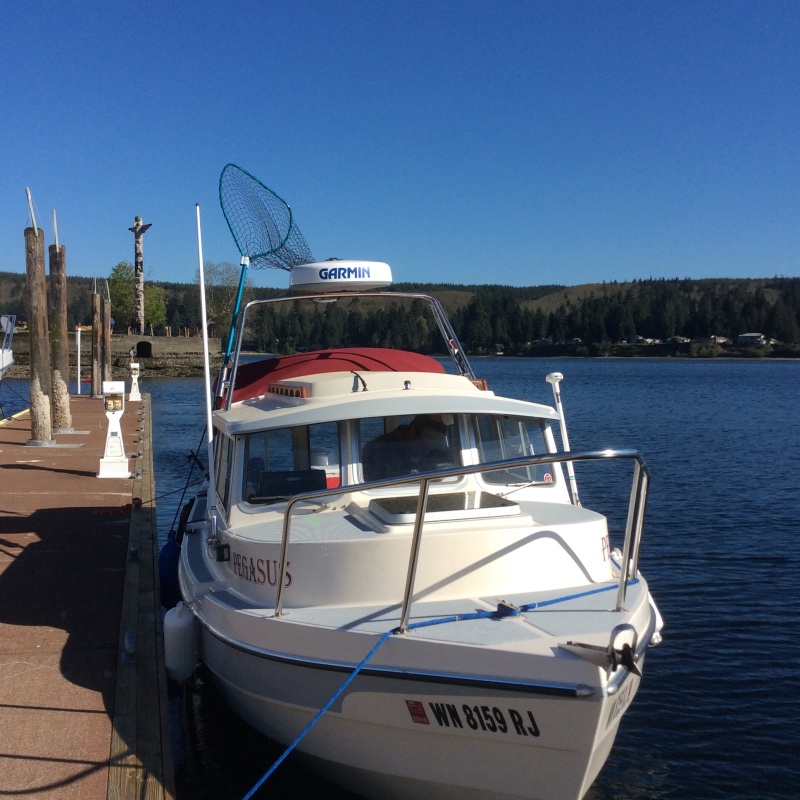 tied up at Port Ludlow, fun weekend