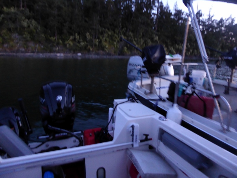 Tom and Susan showed up late Saturday and rafted up for the night