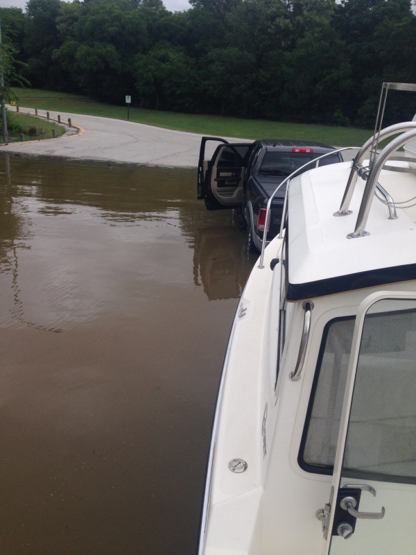 Too much water for the maiden voyage.
