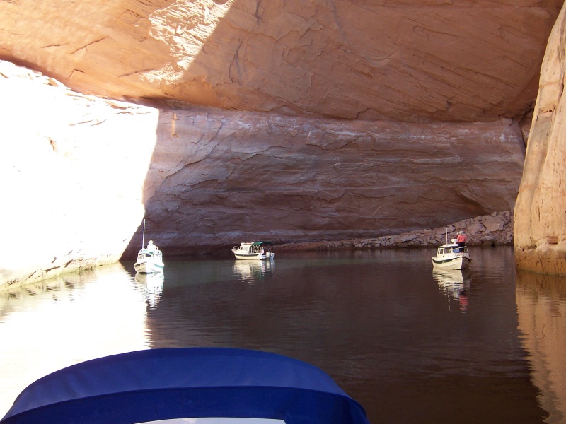 Two Bears, Hunky Dory and Rana Verde at La Gorce Arch in Davis Canyon on the Escalante River Arm 9-27