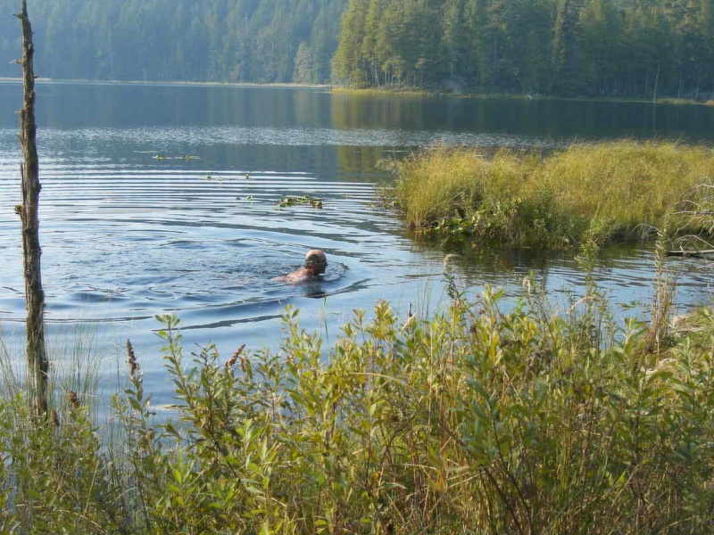 (TwoLuckyFish) I really did go swimming!