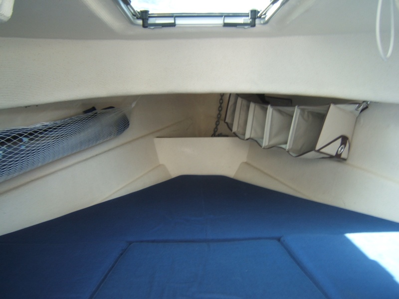 v berth with storage accessories