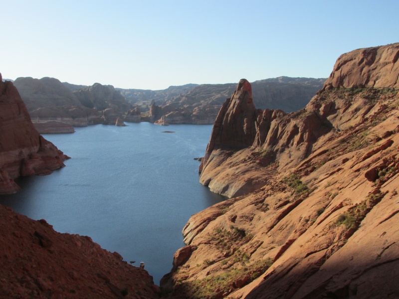 View from Hole in the Rock trail. "Little Joe" is in the bottom of the picture. It was a great climb to the top of the trail.