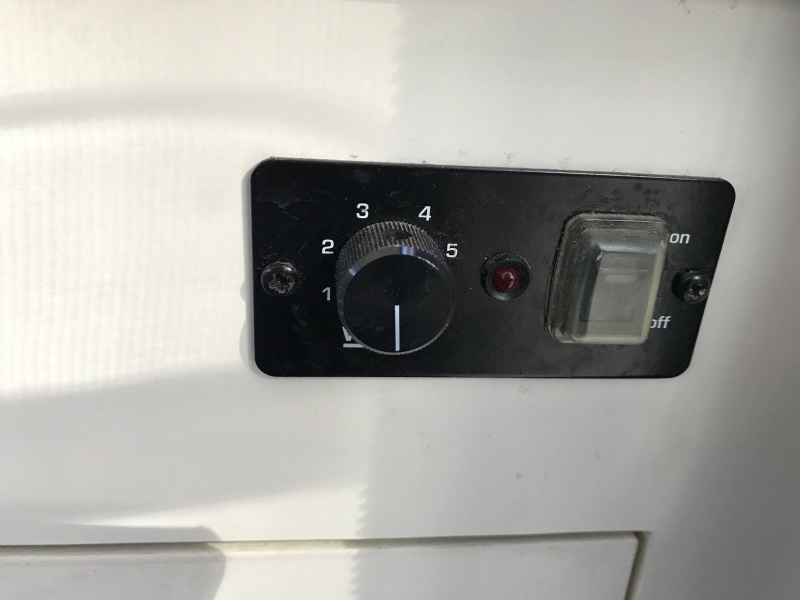 Wallas 95D stove/heater control.