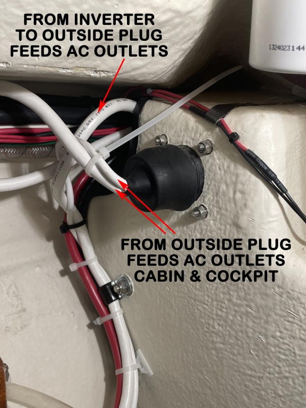 wanted the large battery close to the inverter to reduce resistance and power loss