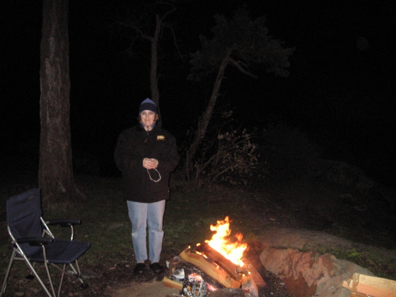 Warming fire for Robbin
