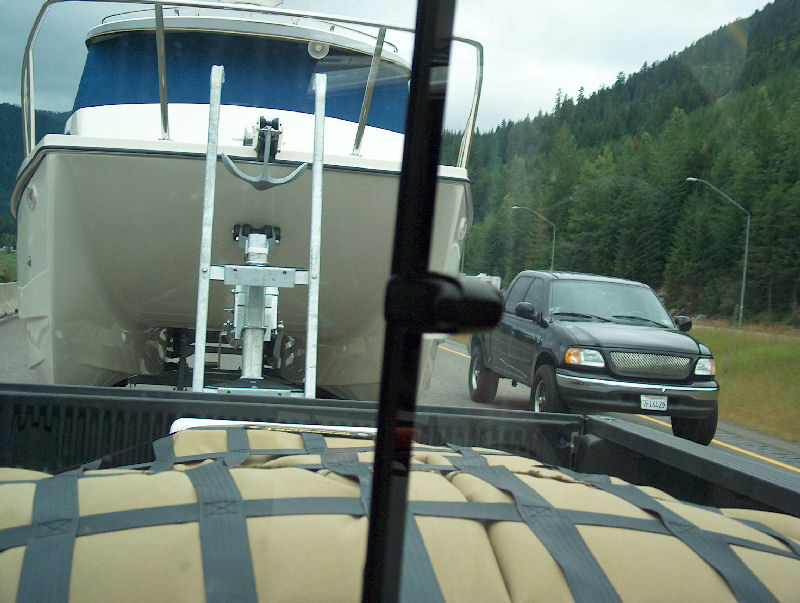 Watch out little truck, or we'll squash you like a bug!