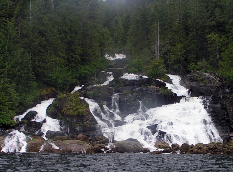 Waterfall at Butedale - Another shot 6-15-06