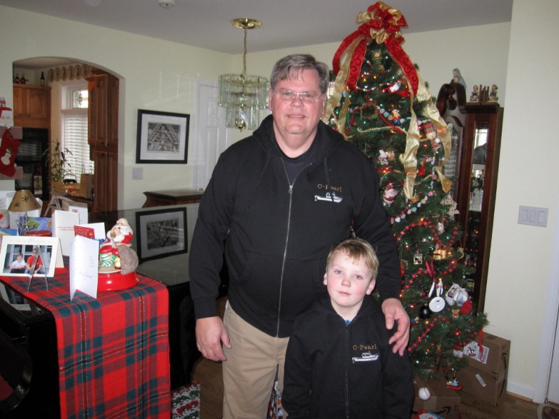 we got our C-Pearl sweatshirt Christmas presents early.