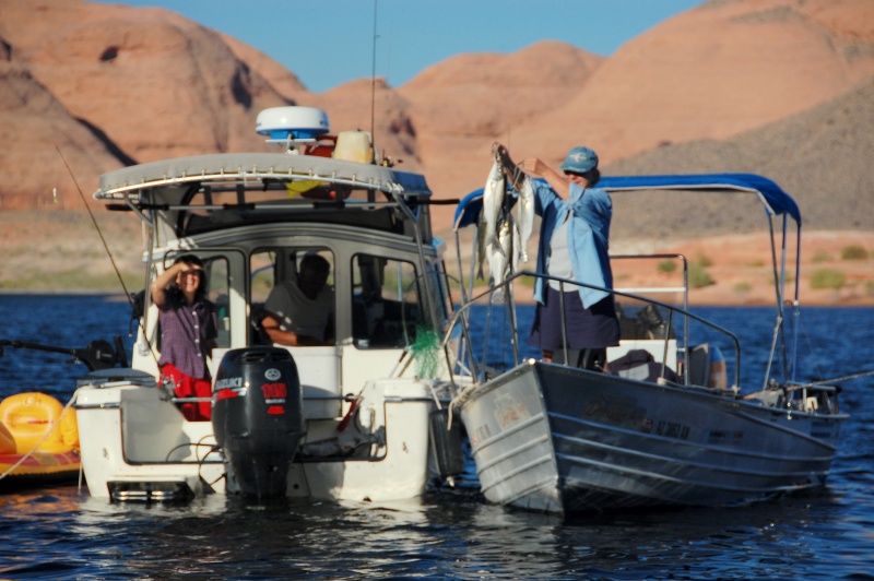 We had plenty of fish to eat thanks to Dana and his wife. They also gave us pointers on catching stripers.