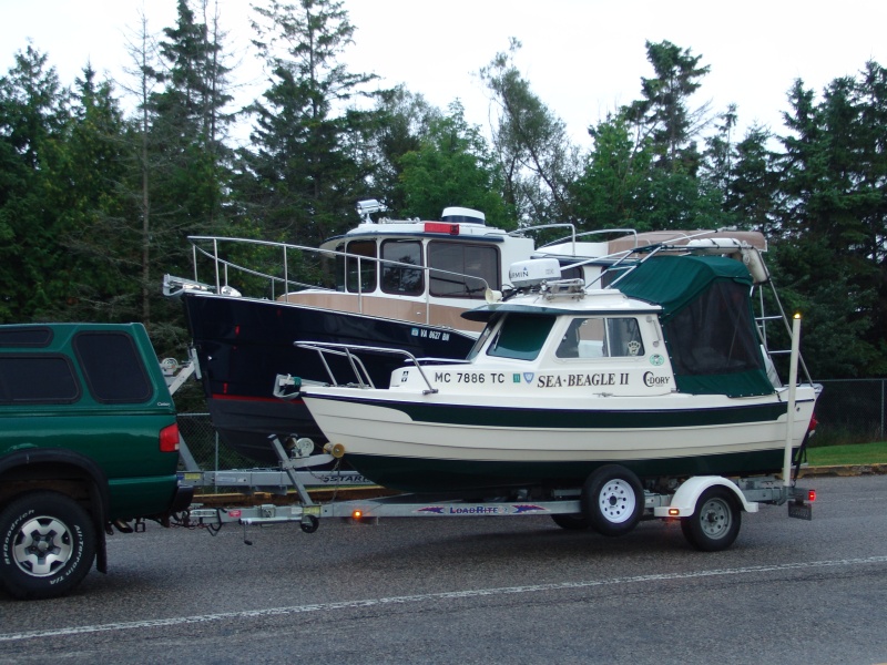 We pulled in a rest area by the Mackinac Bridge and guess who was there.