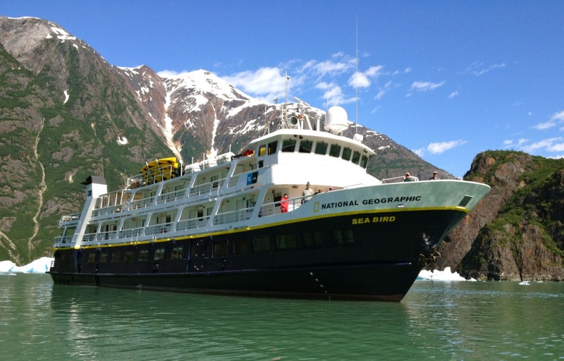We pulled up along side this beautiful boat when we were leaving Ideal Cove (near LeConte Glacier) and chatted a bit.  Then we ran into them again in Tracy Arm.  We also saw their sister-ship the Sea Lion near LeConte.  If you don't have your own boat to see SE Alaska, this might be the way to go.