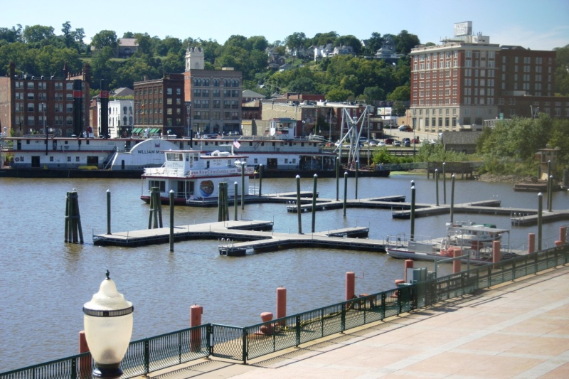 We took Dutch Treat for a nice side trip down river to Dubuque on Friday.